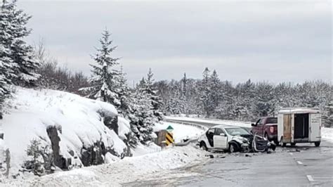 3 killed, 2 injured in Hwy 17 single-vehicle collision in Sudbury, OPP say | CBC News