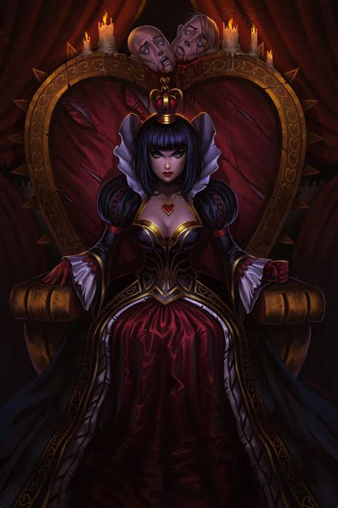 American McGee’s Queen of Hearts, and the throne inspired by Tim Burton’s Alice in… | Alice in ...