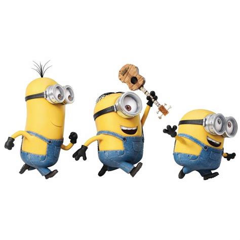 an advertisement for the minions movie featuring two minion characters