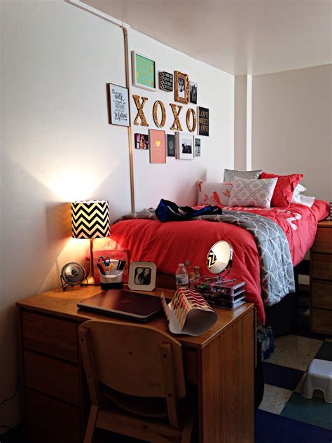 This is a student's room in one of our Residence Halls. | Student bedroom ideas, Student bedroom ...