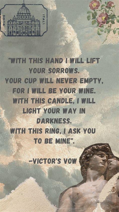 Aesthetic Victor's Vow from Corpse Bride | Vows, Corpse bride, Victor