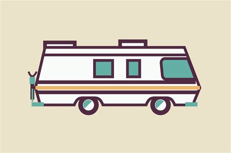 Simple RV or Motorhome ~ Illustrations on Creative Market