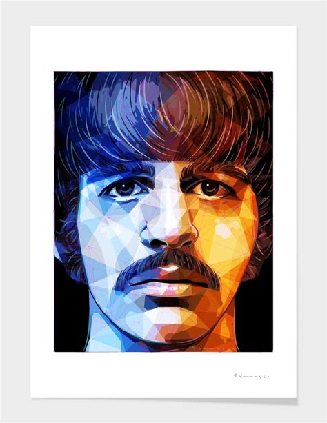 «ringo starr» Art Print by enrico varrasso | Curioos