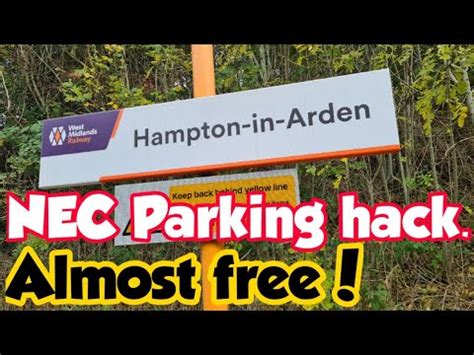 NEC Birmingham Parking Hack! Where is the best NEC parking? How to save at the NEC Best NEC ...