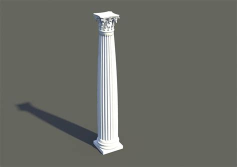 Corinthian Column 3D Model $20 - .max - Free3D