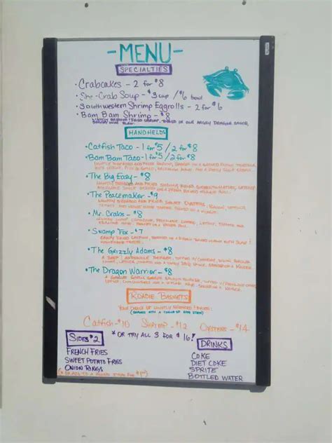 Roadside Seafood Restaurant & Food Truck Menu - Urbanspoon/Zomato