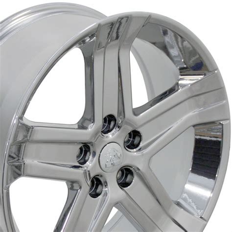 22" Fits Dodge Ram 1500 R/T Style Chrome Wheels Set of 4 22x9" Rims ...