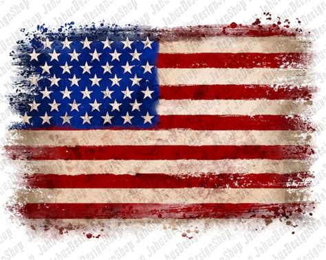 American Flag PNG Design USA Flag PNG 4th of July Png - Etsy