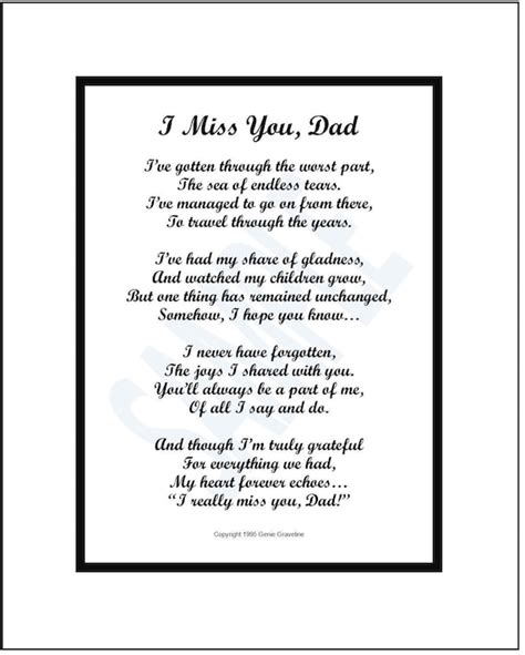 Loss of Father DIGITAL DOWNLOAD I Miss You Dad I Miss My - Etsy