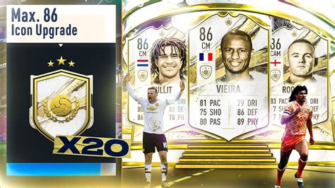 FIFA 23 20 x Guaranteed Base Icon Max 86 Upgrade Packs! - YouTube