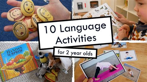 Language Activities For Preschoolers - Free Printable Worksheet