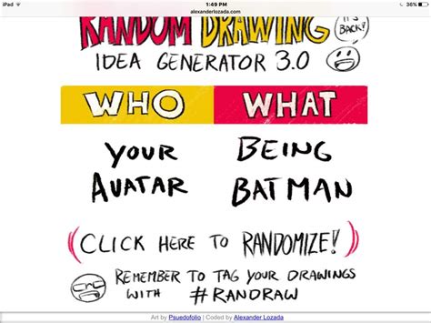 Drawing Ideas Generator | Examples and Forms