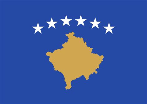 Kosovo Flag Colours – Flags Web