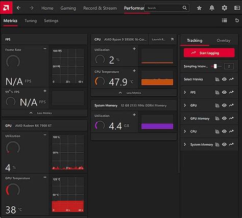 Monitor Performance Metrics with AMD Software: Adrenalin Edition | AMD