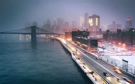 Brooklyn Bridge Winter Wallpapers - Top Free Brooklyn Bridge Winter ...