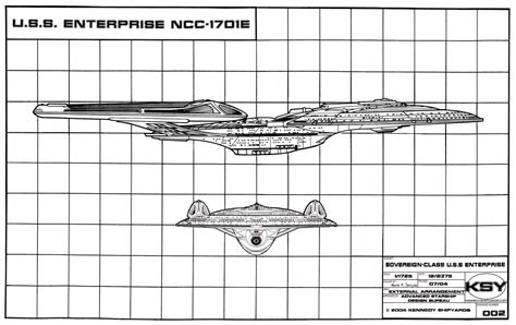 Republic (SPQR): Star Trek Blueprints: Sovereign Class Federation Starship U.S.S. Enterprise NCC ...