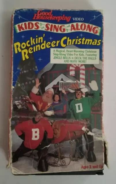 GOOD HOUSEKEEPING: KIDS SING ALONG Rockin' Reindeer Christmas (VHS ...