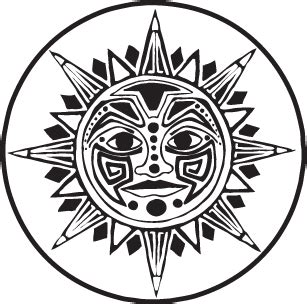 Aztec Sun | JediGems - ClipArt Best - ClipArt Best | Aztec art