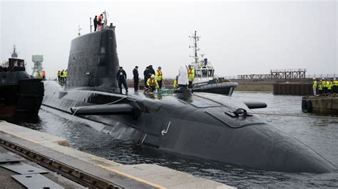 In pictures: HMS Anson departs for new home on the Clyde where she will undergo sea trials