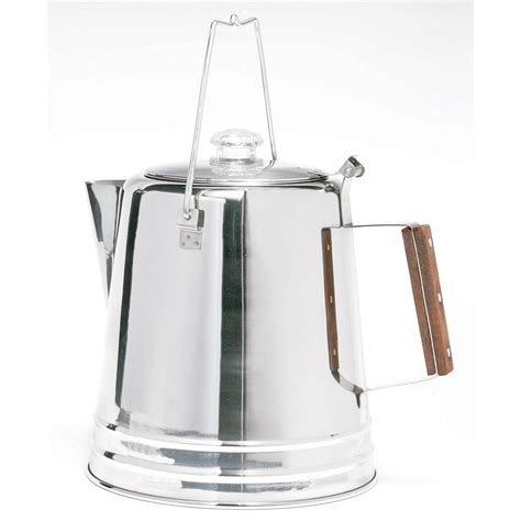 28 - cup Stainless Steel Percolator - 91751, Cookware & Utensils at Sportsman's Guide