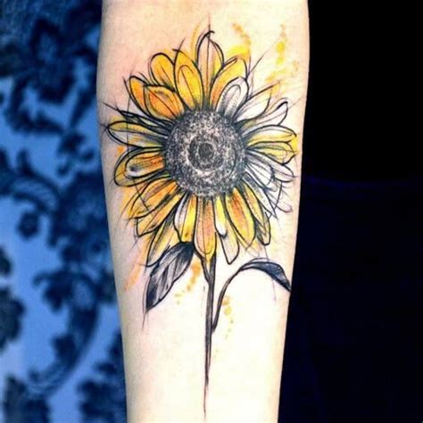 50 Sonnenblumen Tattoos für Frauen | Tatoo | Pinterest | Sonnenblume tattoo, Tattoo ideen und ...