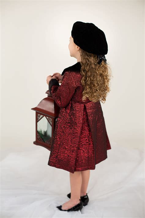 Royalty-Free photo: Girl wearing red coat | PickPik
