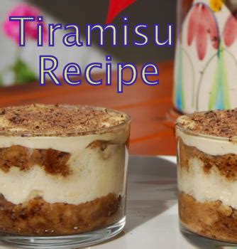 Superb Tiramisu Recipe - Individaul Italian Mediterranean Desserts