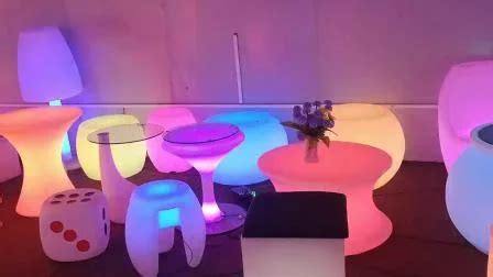 Glow Square Coffee Table LED Coffee Table - China Illuminated Cube Table and LED Cafe Table