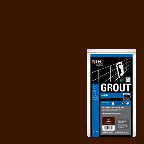 TEC 10-lb Espresso Sanded Grout in the Grout department at Lowes.com