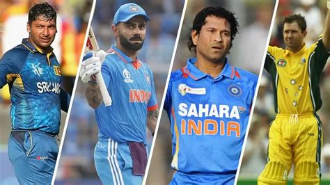 Most Runs in ODI: #1 Sachin Tendulkar, #2 Kumar Sangakkara, #3 Virat Kohli