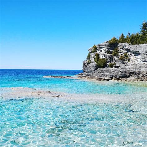 This Ontario Lake Has Crystal Clear Water That's Absolutely Dreamy | Ontario travel, Ontario ...