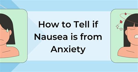 How to Tell if Nausea is from Anxiety