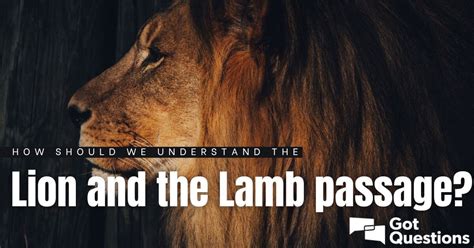 The Lion And Lamb Bible