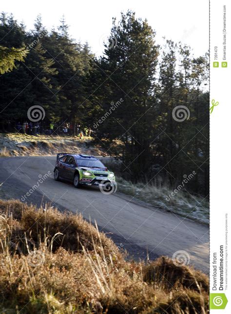 BP Ford Team at Wales Rally GB 2008 Editorial Image - Image of rally, ford: 7391470