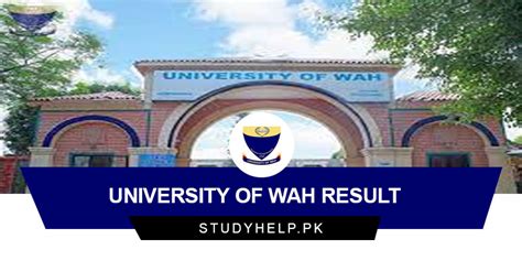 University of Wah Result 2024