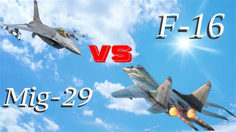 F-16 VS Mig-29 in War Thunder Duels! - YouTube