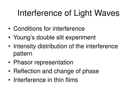 PPT - Interference of Light Waves PowerPoint Presentation, free download - ID:5621408