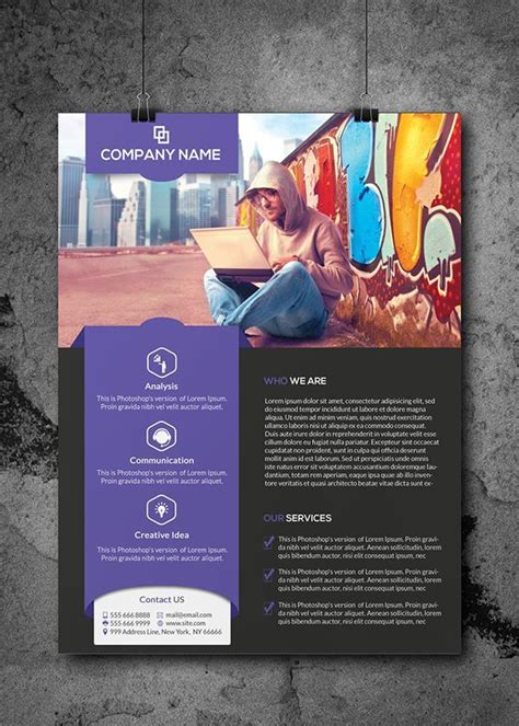 Corporate One Pager Corporate Flyer Graphic Design Fl - vrogue.co