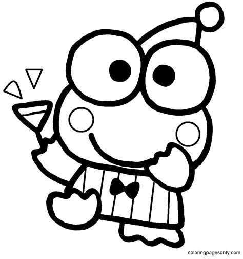 Sanrio Keroppi Coloring Pages