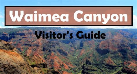 Visiting the Waimea Canyon Lookout in Kauai, Hawaii | Footsteps of a Dreamer