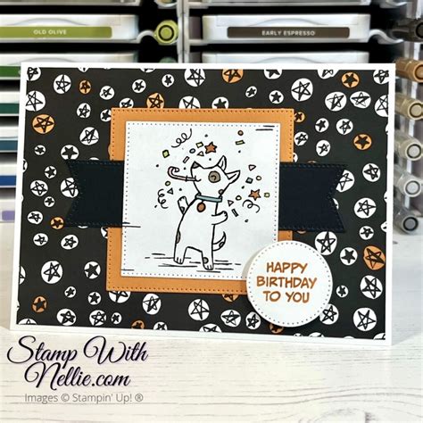 Zoo Crew birthday card - Stamp with Nellie