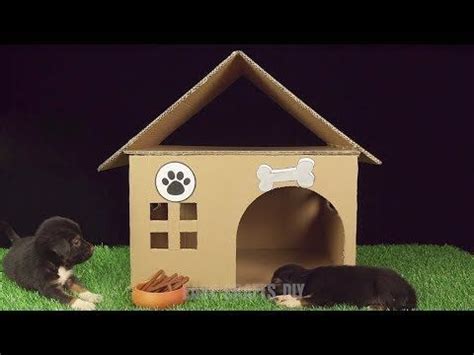 How to Build Easy Dog House from Cardboard, Easy Crafts Diy - YouTube ...