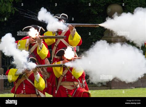 redcoat Jacobite rebellion weapon weapons gun guns firing tricorn hats ...