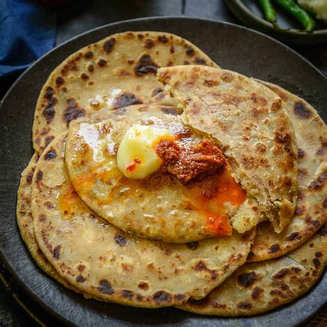 Aloo Paratha Recipe (Step by Step + Video) - Whiskaffair