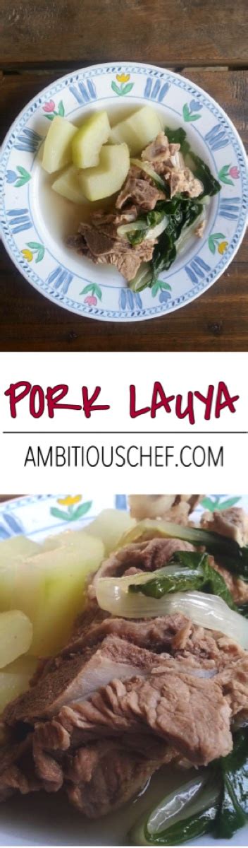 Pork Lauya | Pork recipes, Soup dish, Asian recipes