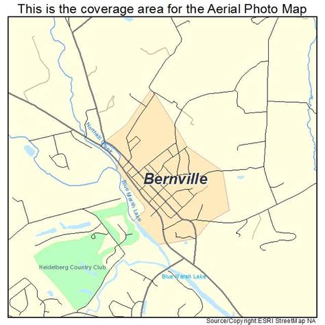 Aerial Photography Map of Bernville, PA Pennsylvania