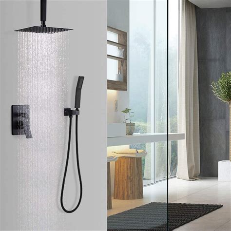 Ceiling Mount Rain Shower Head And System | Shelly Lighting