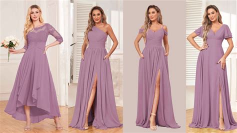 Why Choose Dusty Purple Bridesmaid Dresses?