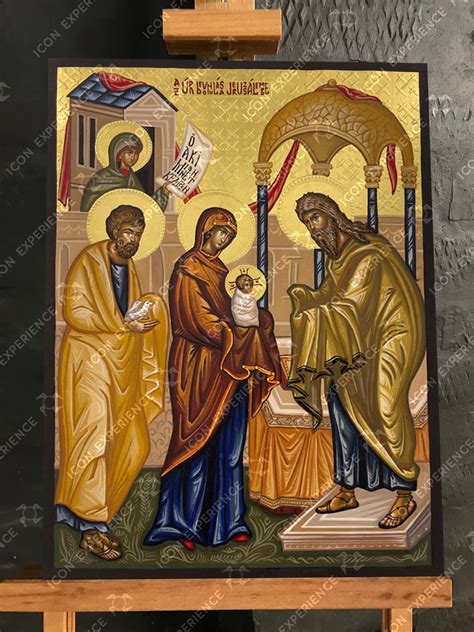 The Presentation of Jesus Christ Handpainted Icon Religious - Etsy