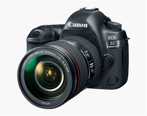 Dslr Camera Transparent Background - Canon 5d Mark Iv 24 105, HD Png Download - kindpng